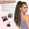 QGZ Ponytail Extension 26 Inch Claw Clip in Ponytail Extensions