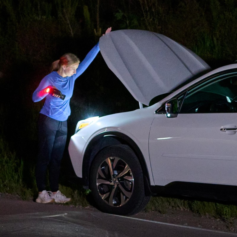 Wrap-It Storage Firefly Flashlight Ruby Red - Battery Powered Flashlight