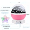 RICTLY Pink Starry Sky Night Light Projector 9 Color Modes