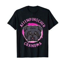 Affenpinscher Grandma | Monkey Terrier Affie Affenpinschers T-Shirt