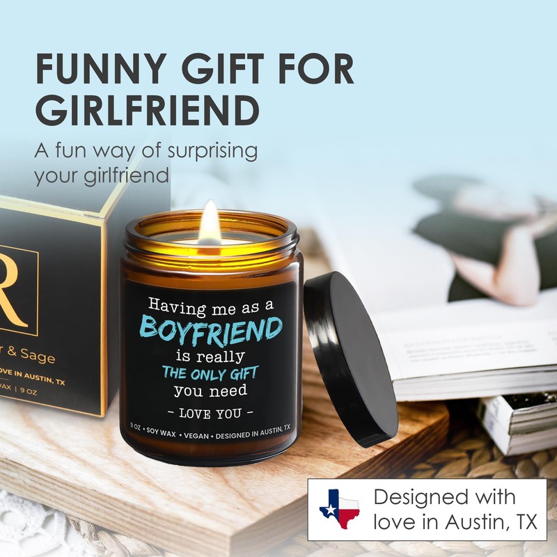 Girlfriend Candle, Funny Gift for Girlfriend from Boyfriend, Best Gifts