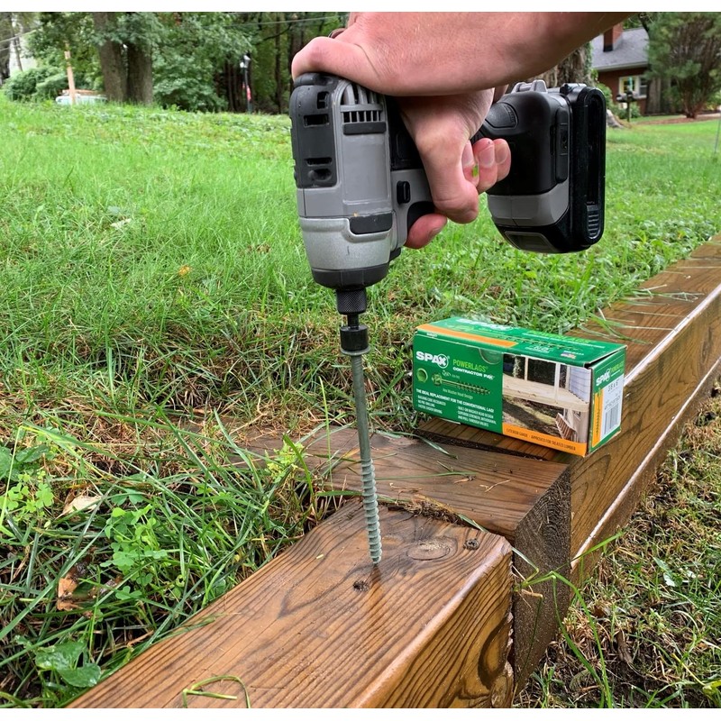 SPAX 1/4" x 5" Exterior Hex Head Structural Wood Lag
