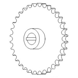 RAParts WN-AH135614 Feeder House, Sprocket, Upper Shaft & Pivot Housing Fits John Deere 9500SH 9510SH 9550SH 9560SH