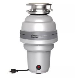 American Standard 1.25 HP Premium Garbage Disposal with Cord, Anti-Jam and Quiet