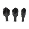 BIG HORN 19555 3-in-1 Countersink Set - 3 Interchangeable Cutters