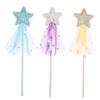 Kisangel 3pcs Sequin Fairy Wands for Girl Birthday Party Favors