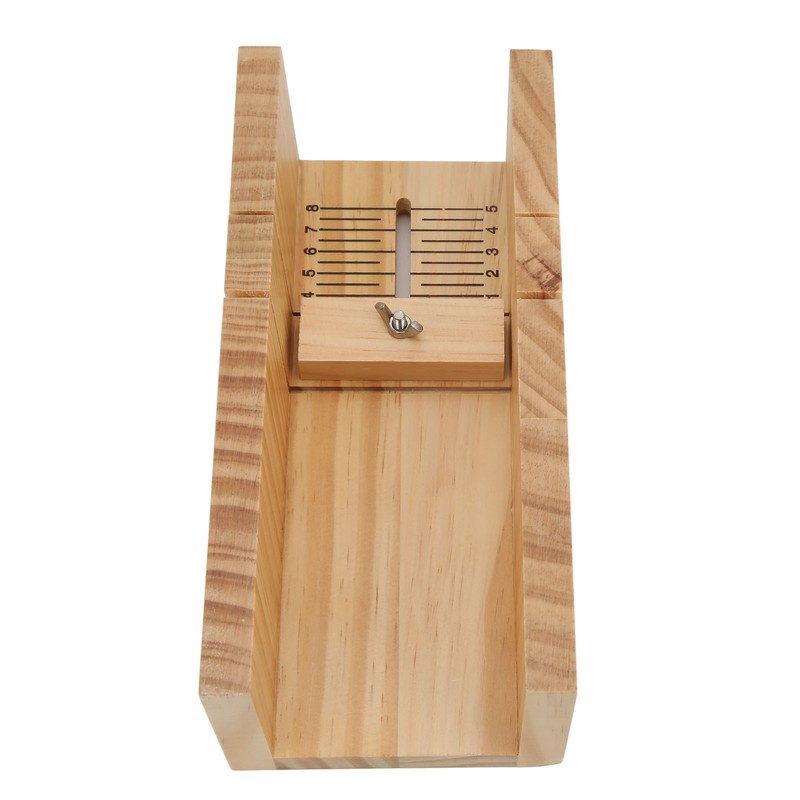 Soap Cutter Superb Polishing Rubber Wood Multipurpose Soap Cutter Slicer