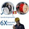 4-3/8” Carbide Grit Hole Saw Cutter for 4” Recessed Light