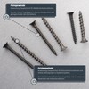 HELPMATE - Rigips Schrauben Trompetenkopf 3,9x35 phosphatiert - Universal-Trockenbauschrauben Kohlenstoffstahl