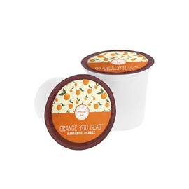 Orange You Glad Flavored Coffee Pods – 12-Pack Smooth & Citrusy Single-Serve K-Cups, Light Roast with Natural Orange Essence