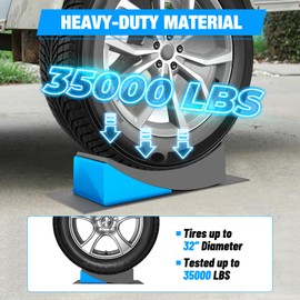 Nilight Camper Leveling Blocks, Leveling System for Single Dual Axle Travel Trailers, Suitable for More Types of Tyres, 2 Packs