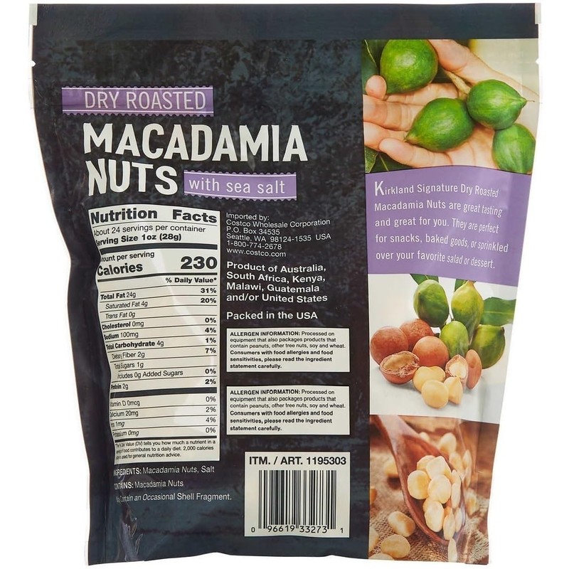 𝟨𝟪𝟢‍gr . , Macadamia Nuts. К і r к ‍l а ո d Ѕ і g ո а t ս r е. (  𝟣,𝟧 Роսոd‍s ) (  𝟤𝟦oz )