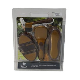 Rhinegold Soft Touch Grooming Blister Pack - Gold/Brown