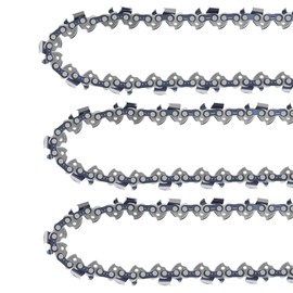 Pack of 3 Saw Chains 3/8 Inch 1.3 mm 52TG 35 cm, Chainsaw Chain Replacement Chain for Various Chainsaws, Compatible with Stihl, Dolmar, Husqvarna, Einhell, Bosch, Makita