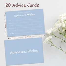 lamocho Bridal Shower Advice And Wishes Cards For The Mr And Mrs, Baby Shower Wedding Advice Cards, Minimalism Suggestion Notes, Guestbook Party Activity, 25 Set/ST-Wishes-04