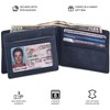 COCHOA Men's Real Leather RFID Blocking Stylish Bifold Wallet with