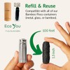 EcoYou Hilo dental de bambú con carbón 2 recambios de