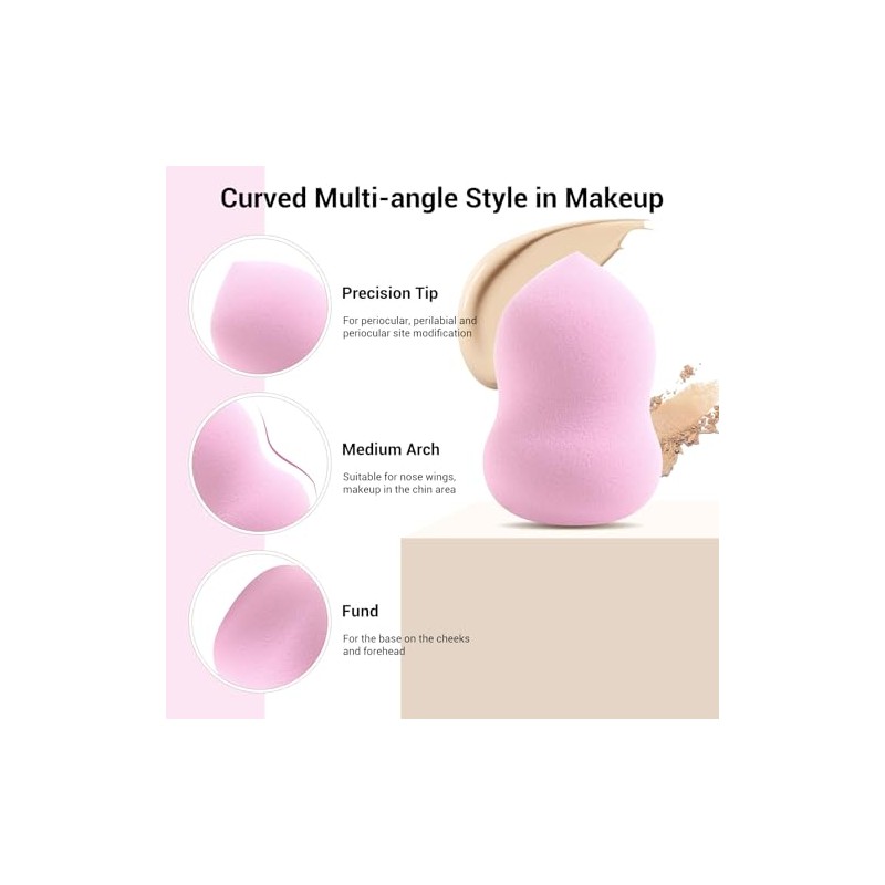 MAANGE 40 Piece Brochas para Maquillaje Kit Completo Profesional con
