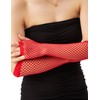 OTPEH Lone Fishnet Gloves Fingerless For Women Fish Net Arm
