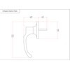 Designers Impressions Valhala Matte Black Handleset with Arlington Interior (We