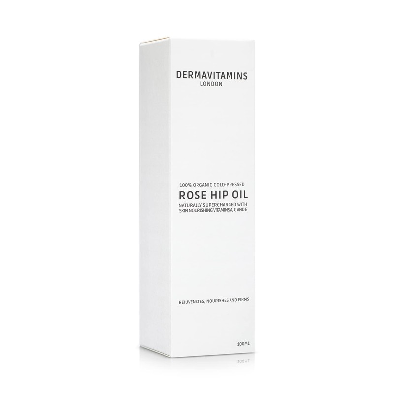 Dermavitamins DermaVitamins 100% Organic Cold-Pressed Rose Hip Oil (100ml)