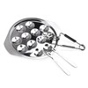 StnKitchExplor 4pcs Set of Escargot Tool Stainless Steel Snail 4