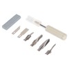Craft Knife Set 6 Steel Blades Ergonomic Handle Hobby Knife