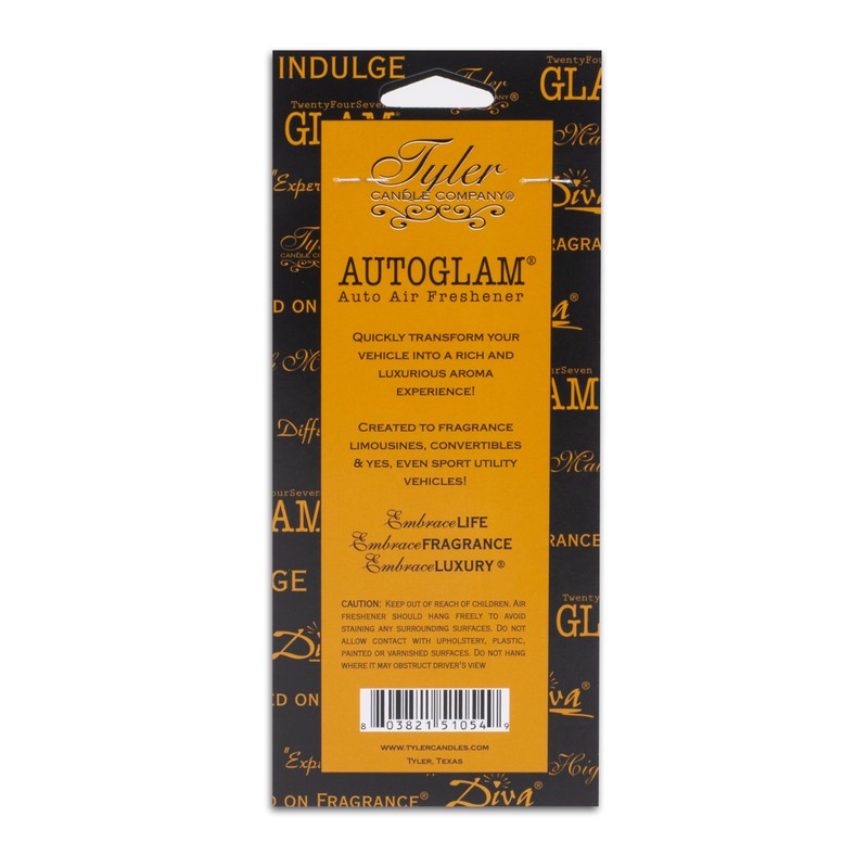 Tyler Candle Company Co Autoglam Air Freshener 3 set of