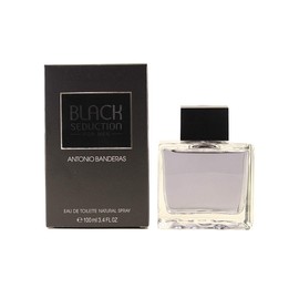 Antonio Banderas Perfumes - Black Seduction - Eau de Toilette Spray for Men, Amber Woody Fragrance - 3.4 Fl Oz
