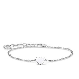 Thomas Sabo A1991 Bracelet Heart with Balls 925 Sterling Silver, Sterling Silver, Not applicable