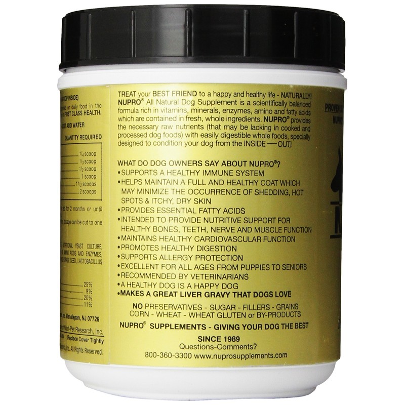Nupro All Natural Dog Supplement (30 oz)