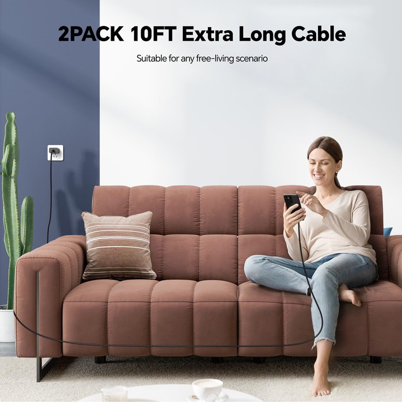 Compatible with iPhone15/16 Charger Fast Charging,20W Dual USB C Charger