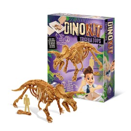 Buki France 439TRI Dino Kit - Triceratops Dinosaur Toy. Prehistoric Fossil Digging Set. Excavate Dinosaur Skeleton. Realistic Educational 3D Dino Model. Kids STEM Toy. Science Gift for Boys & Girls 8+