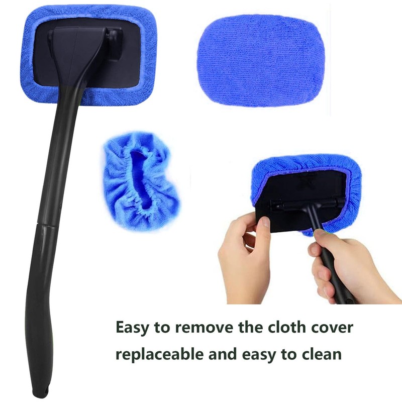 desin Car Windshield Cleaning Tool, Windshield Cleaner with 5 Washable