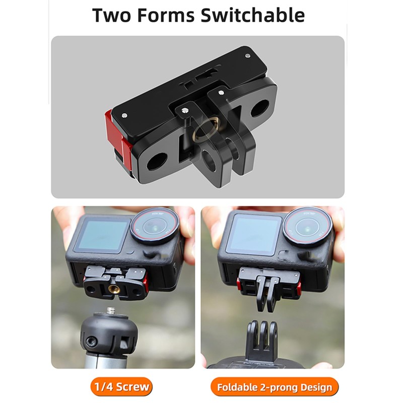 YUULNMOP Magnetic Mount Adapter for DJI Action 5 pro/Action 4