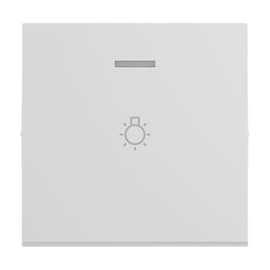 LEGRAND, Seano 765116 Rocker Switch with Light Symbol for Illuminated Toggle Switch, Button and Cross Switch, Switch Cover, Rocker Plate, Colour: Ultra White
