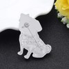 DUOWEI - Broche de aleación esmaltada con diamantes de imitación
