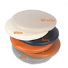 Sigmat PU Leather Round Chair Cushion Memory Foam Waterproof Round