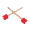 2PCS Bass Foam Drum Mallet Oak Handle EVA Foam Head