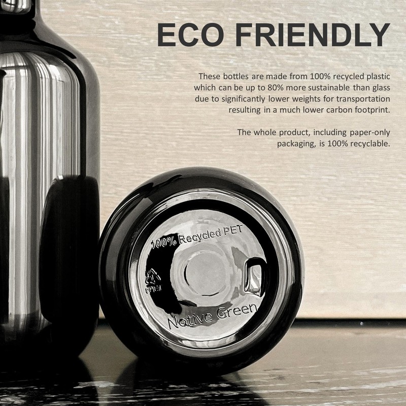 Recycled Plastic Spray Bottles 3 x 500ml with 9 x
