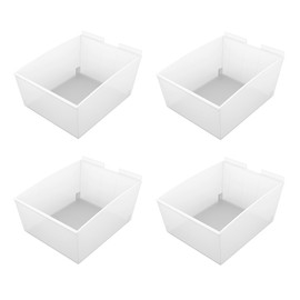 PROSLAT 3243 Probin Storage Bin Designed for PVC Slatwall, X-Large, 4-Pack