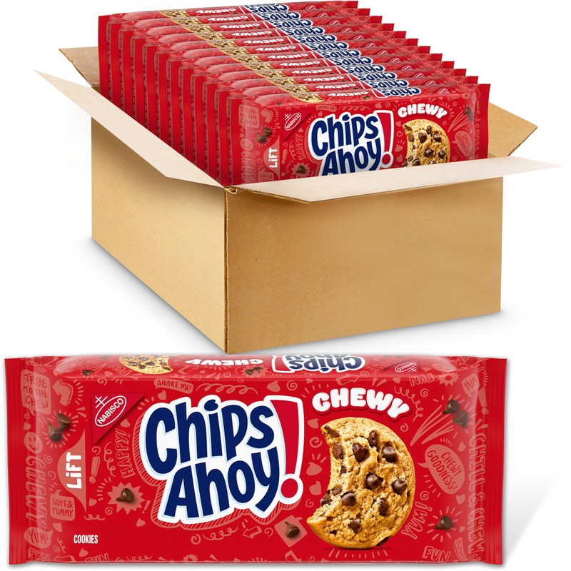 CHIPS AHOY! Chewy Chocolate Chip Cookies, 12-13 oz Packs