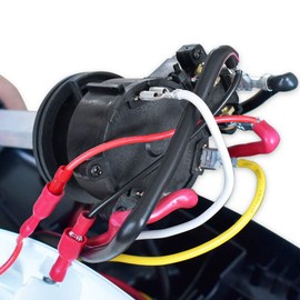 Ruiqas Trolling Motor Switch, 12V 24V Electric Fishing Trolling Motor 5 Speed Switch for Fishing Outboard Electric Trolling Motor Accessories