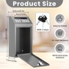 Yaocom Safe Cash Box Money Collection Metal Donation Box with