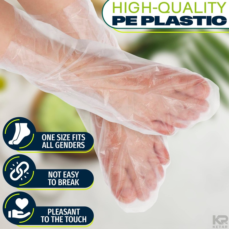 200 forros de parafina de baño para pedicura de pies