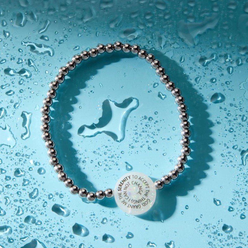 Holy Water Serenity Prayer Pearl