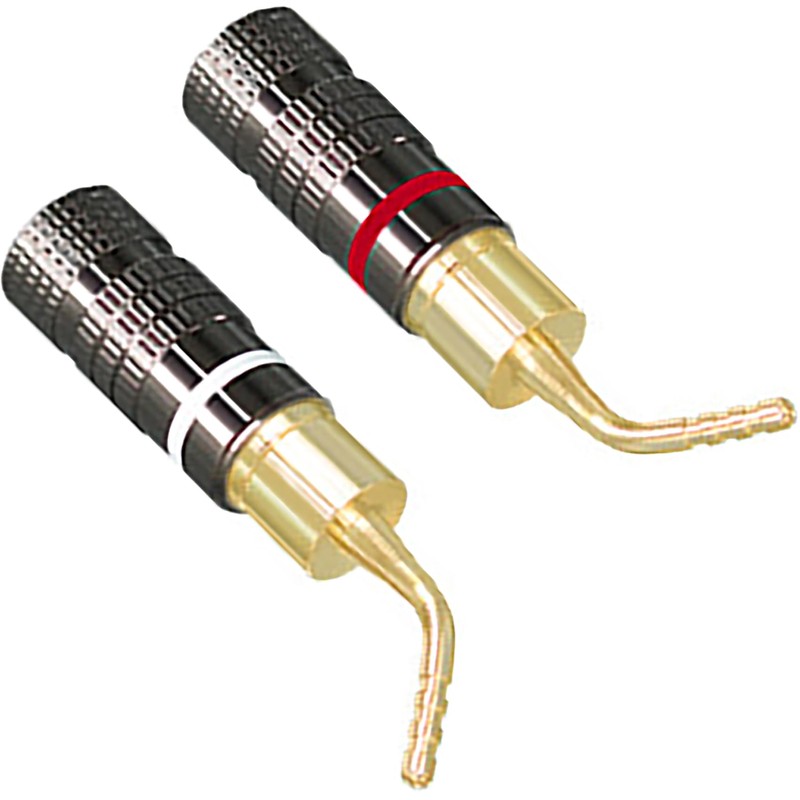 tunghey 4Pack Gold Plated 2mm Banana Plug Screw Type Audio