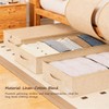 Under Bed Storage Containers, 30x15x6.7 Low Profile Foldable Fabric Storage