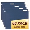 HERKKA Hanging File Folders, 60 Pack Reinforced Letter Size Hanging