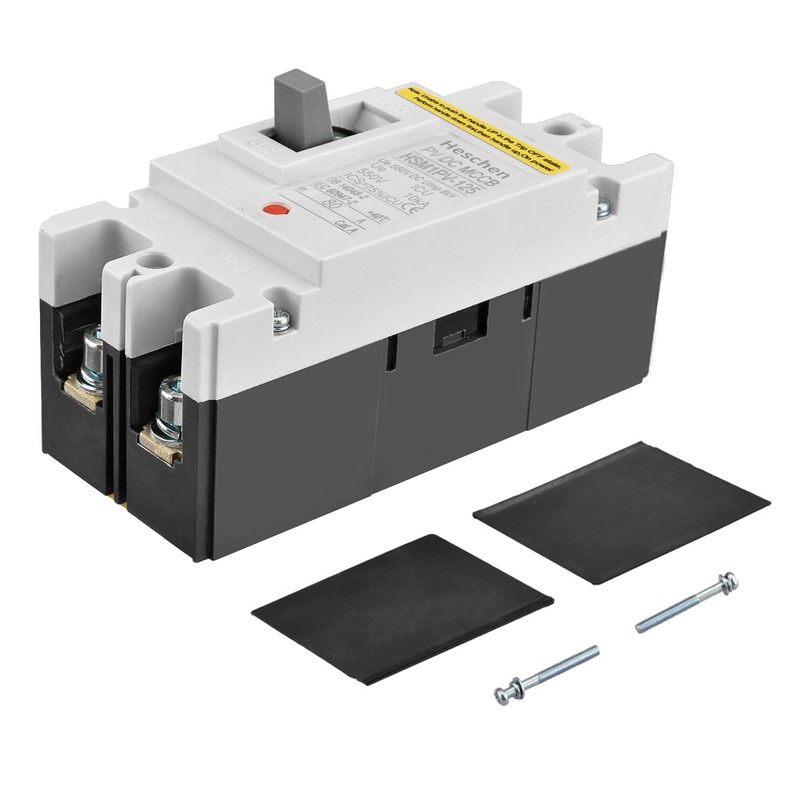 Heschen DC Molded Case Circuit Breaker MCCB, HSM1PV-125, 2 Poles,
